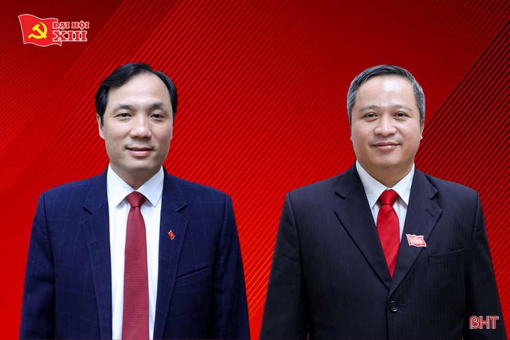 Bí thư Tỉnh ủy và Chủ tịch UBND tỉnh Hà Tĩnh được bầu là Ủy viên chính thức BCH Trung ương Đảng khóa XIII