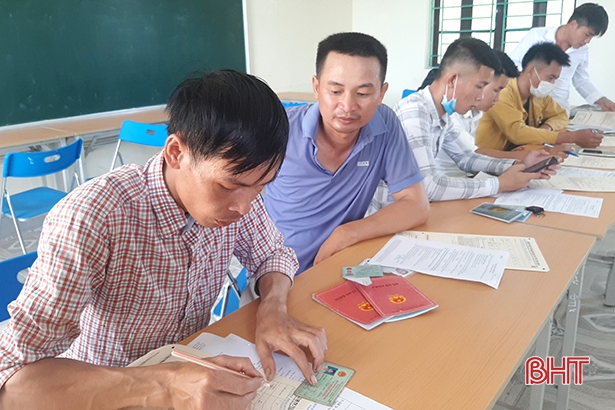  950 lao động Hà Tĩnh đăng ký thi tiếng Hàn ngành ngư nghiệp theo chương trình