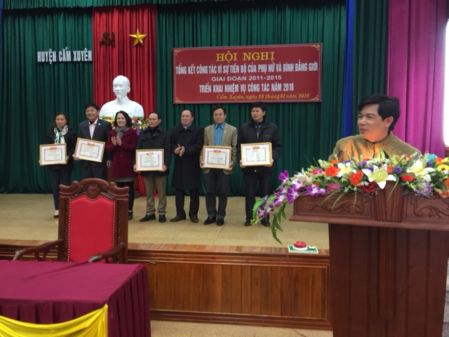 Huyện Cẩm Xuyên: Nhìn lại 5 năm triển khai thực hiện Chương trình quốc gia về bình đẳng giới giai đoạn 2011 – 2015