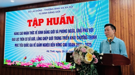 Tập huấn nâng cao nhận thức về bình đẳng giới